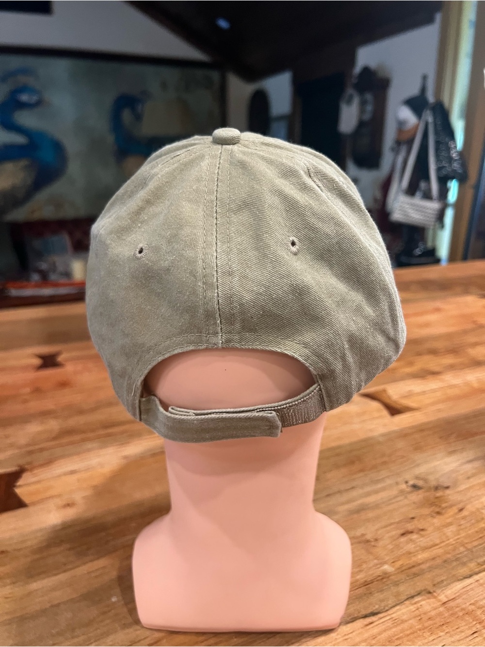 Georgia Embroidered Khaki Baseball Cap - Picture 4 of 14